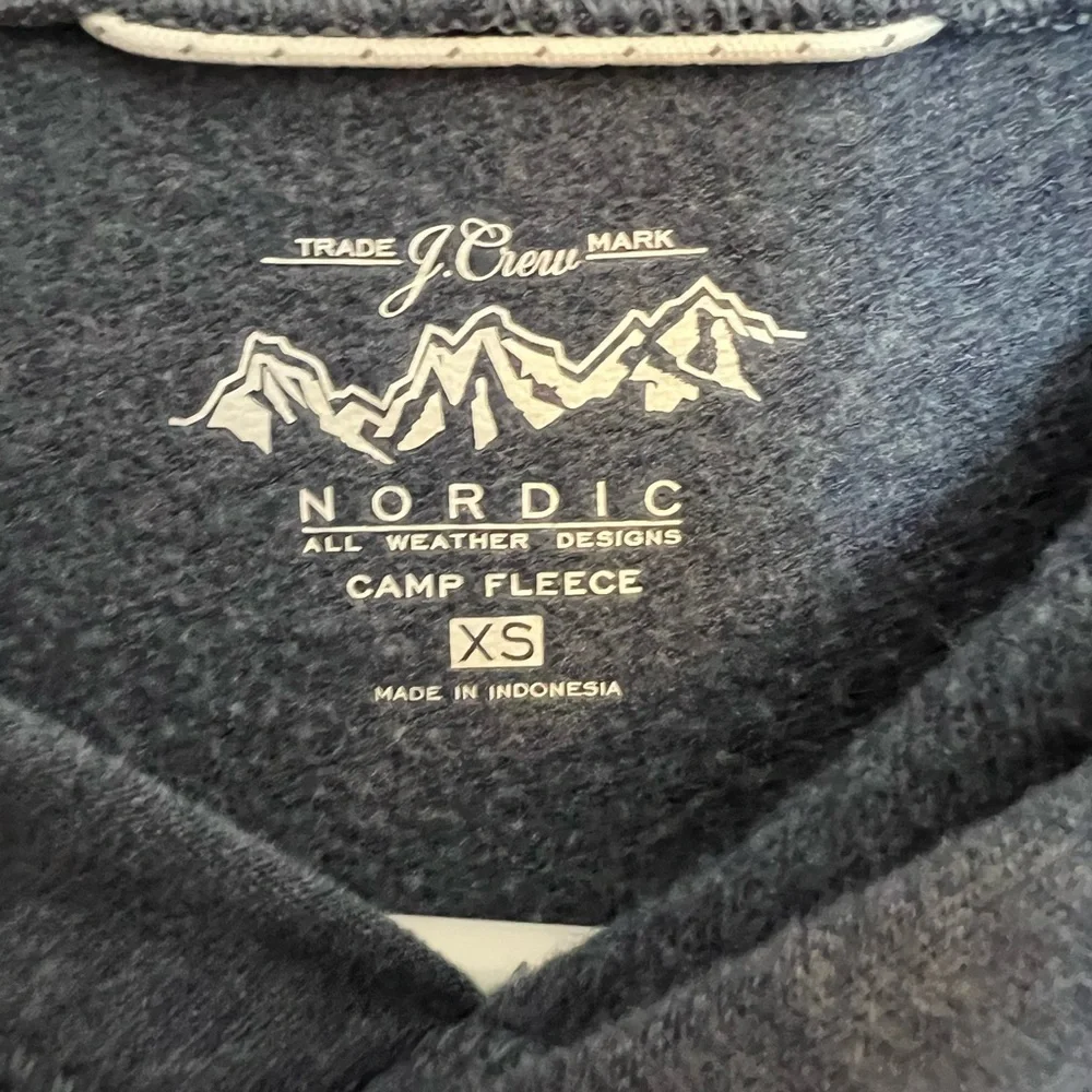 J.Crew Nordic‎ Camp fleece hoodie size XS
